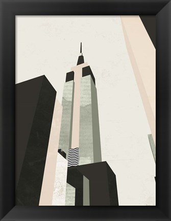 Framed Graphic New York I Print