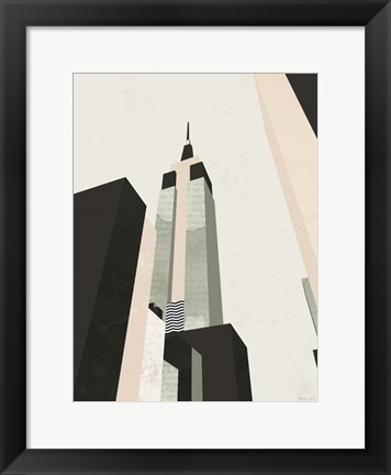 Framed Graphic New York I Print