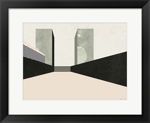 Framed Graphic New York III Print