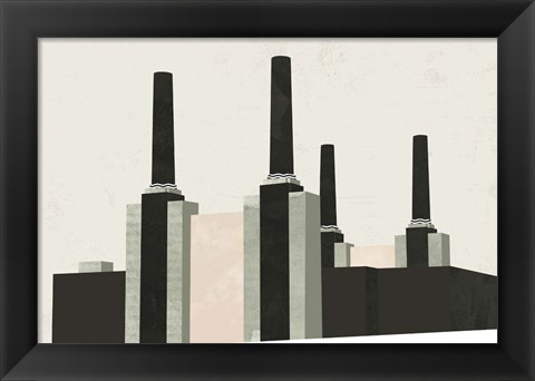 Framed Graphic New York V Print