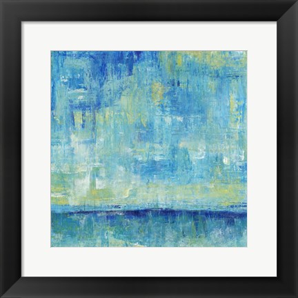 Framed Water Reflections III Print