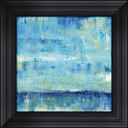 Framed Water Reflections V Print
