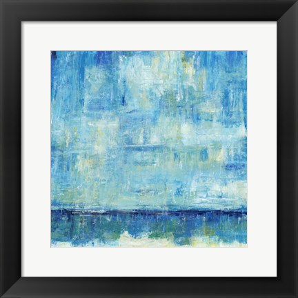 Framed Water Reflections VI Print