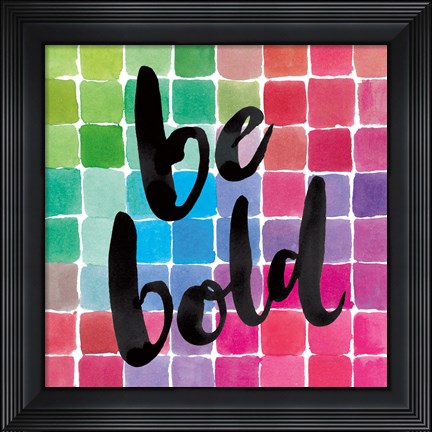 Framed Color Quotes I Print