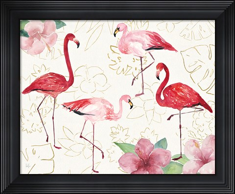 Framed Tropical Fun Bird VIII Print