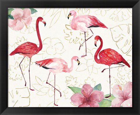 Framed Tropical Fun Bird VIII Print