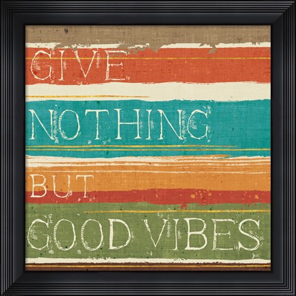 Framed Thoughtful Strokes I Print