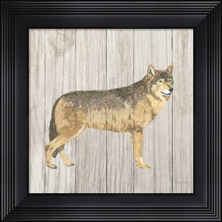 Framed Natural Majesty IV v2 on Wood Print