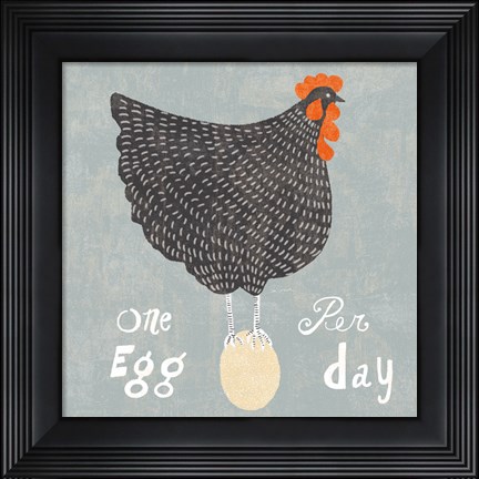 Framed Fresh Eggs I Print
