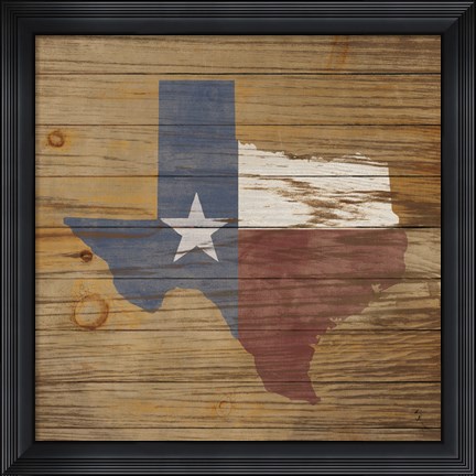 Framed Lone Star Print