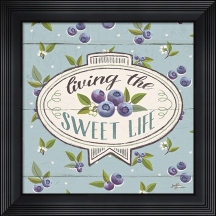 Framed Sweet Life VIII Print