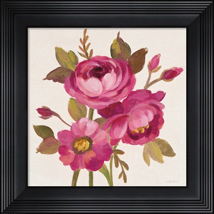 Framed English Garden III Stem Print