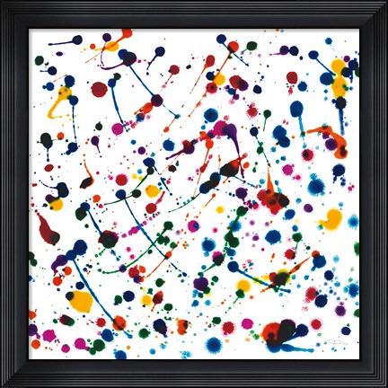 Framed Party Lights Print