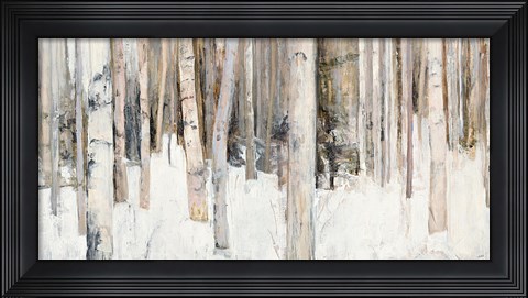 Framed Warm Winter Light III Print