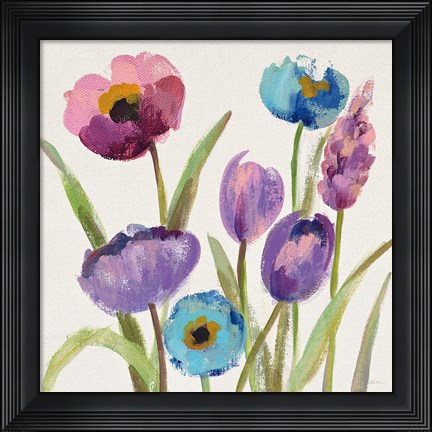Framed Wild Garden II Print