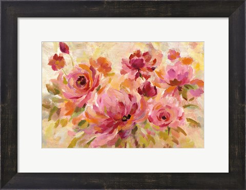 Framed Romantic Bouquet Print