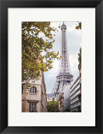 Framed Eiffel View II Print