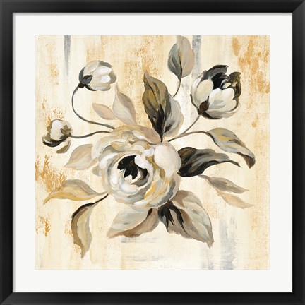 Framed English Rose II Print