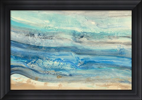 Framed Ocean Waves Print