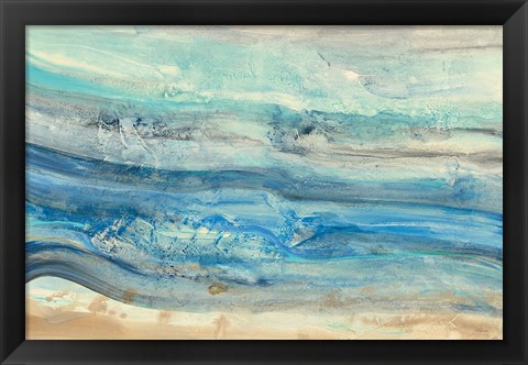 Framed Ocean Waves Print