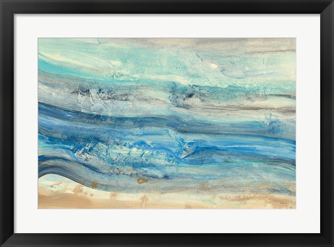 Framed Ocean Waves Print