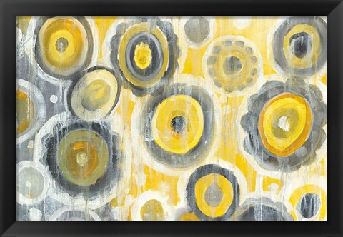 Framed Abstract Circles Print