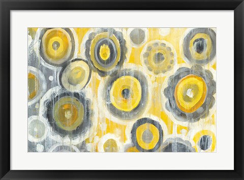 Framed Abstract Circles Print