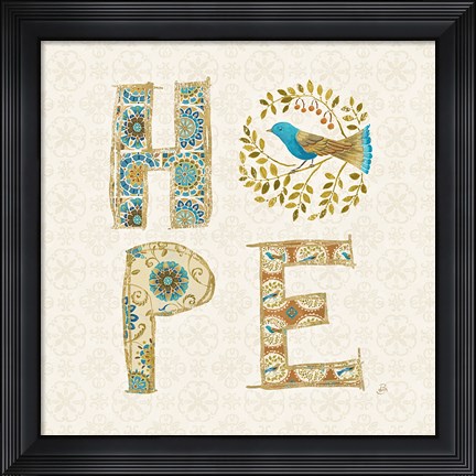 Framed Love Tales V Print
