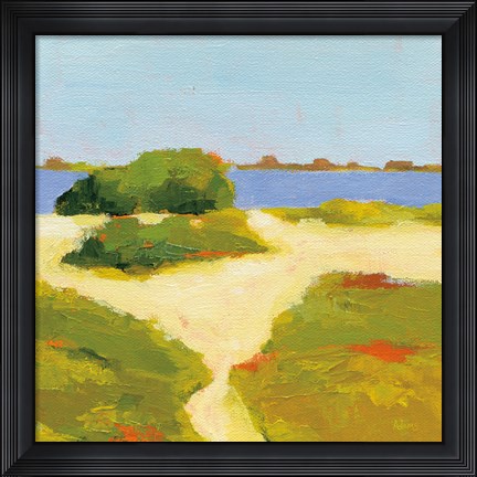 Framed Path to the Beach Print