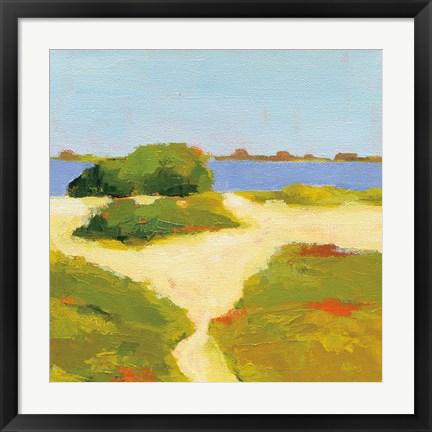 Framed Path to the Beach Print