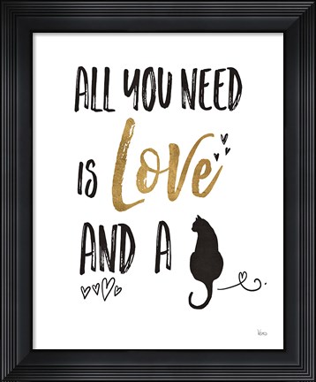 Framed Pet Love IV Print