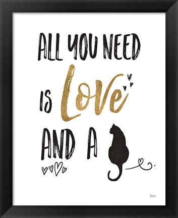 Framed Pet Love IV Print