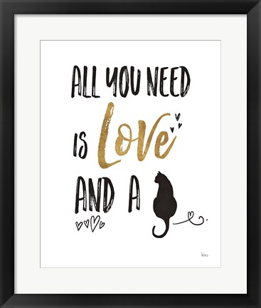 Framed Pet Love IV Print