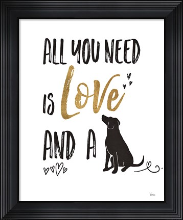 Framed Pet Love II Print