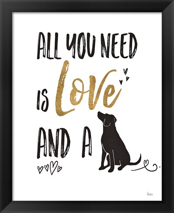 Framed Pet Love II Print