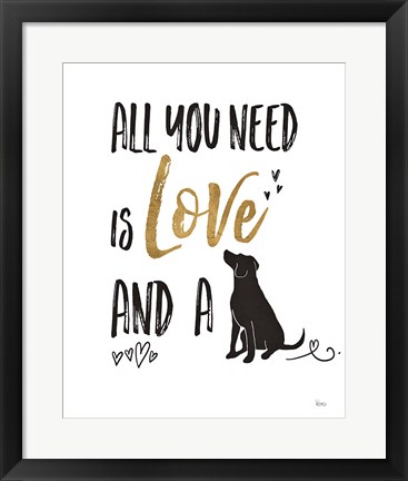 Framed Pet Love II Print