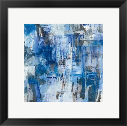 Framed Industrial Blue Print