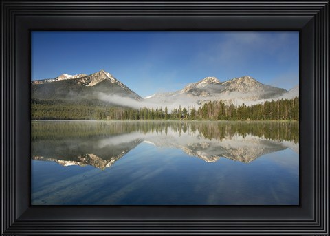 Framed Petit Lake Reflection Print