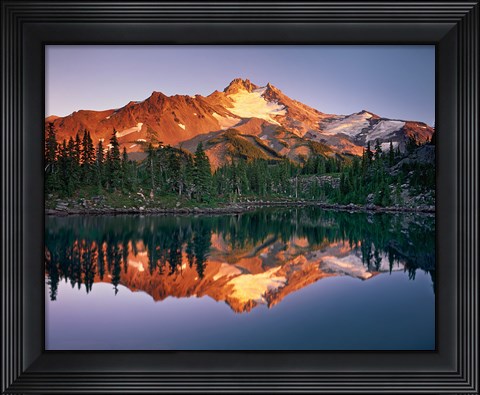 Framed Mount Jefferson Print