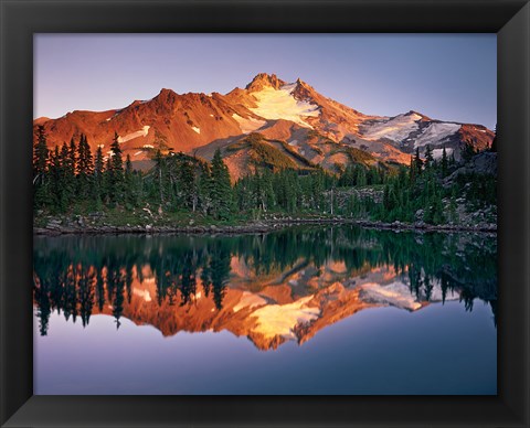 Framed Mount Jefferson Print