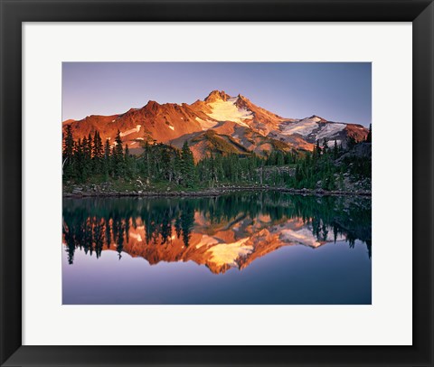 Framed Mount Jefferson Print