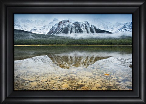 Framed Waterfowl Lake I Print