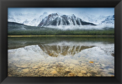 Framed Waterfowl Lake I Print