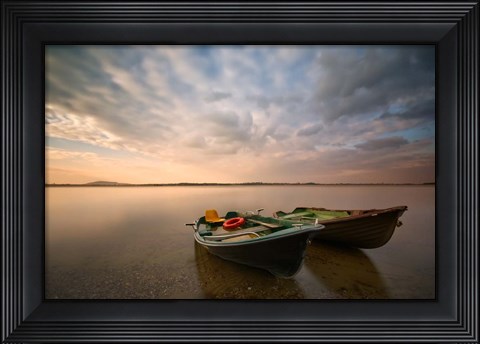 Framed Boats Print