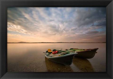 Framed Boats Print