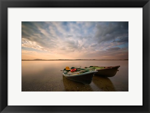 Framed Boats Print