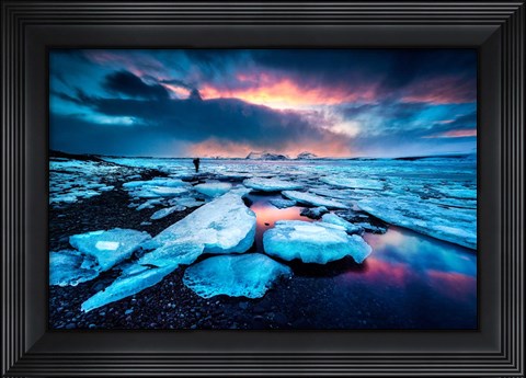 Framed Badlands III Print