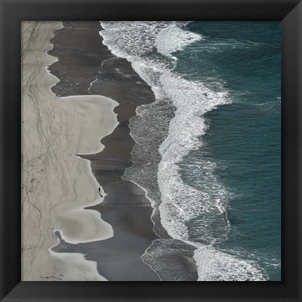 Framed Running Waves Print