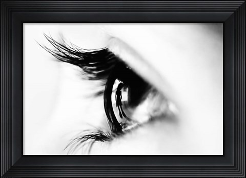 Framed Following You Print
