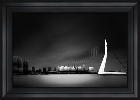 Framed Erasmus Bridge Rotterdam Print